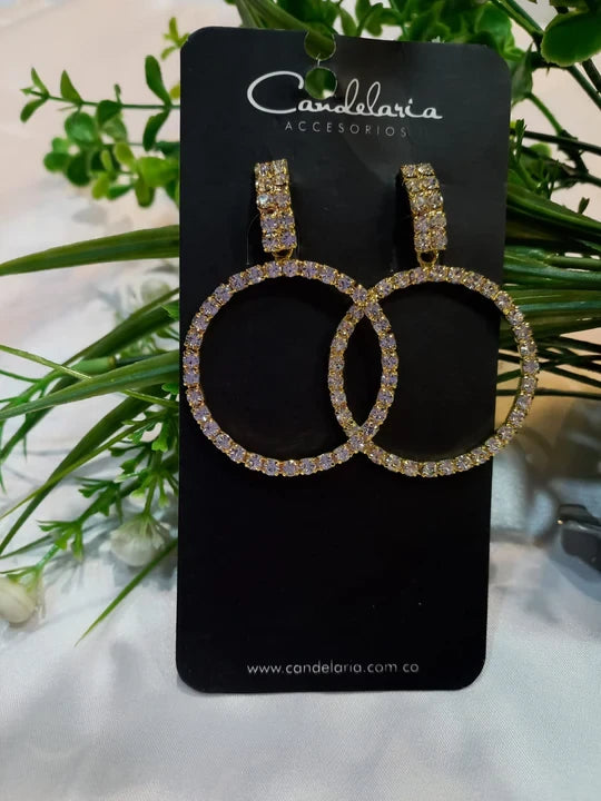 ARETAS ELEGANTE MUJER - LEIDY