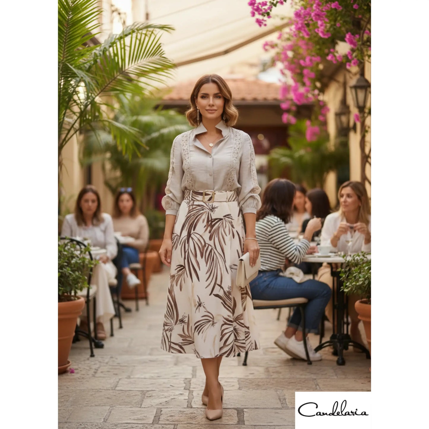 Blusa casual para clima cálido mujer