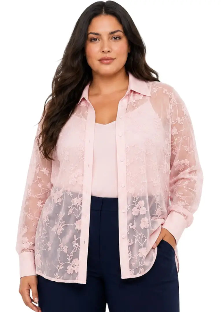 Blusa curvy bordada - Ref: 1142755-120