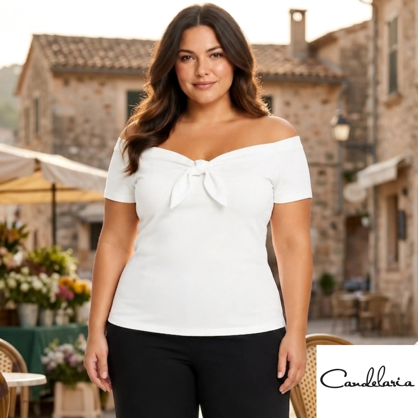 Blusa curvy para salidas diarias - Ref: 20101084-80
