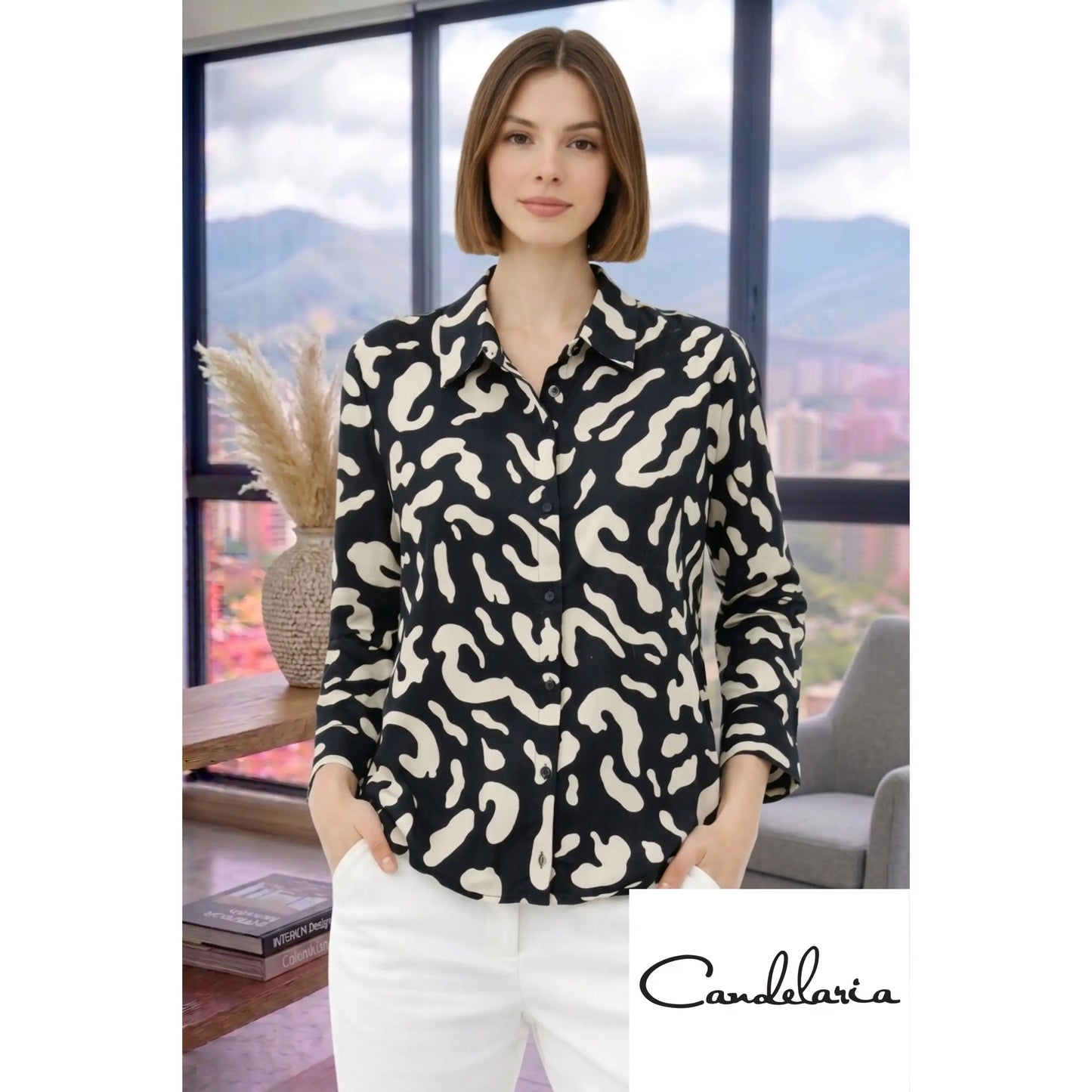 Blusa para mujer estampada - Ref: LP12772-150