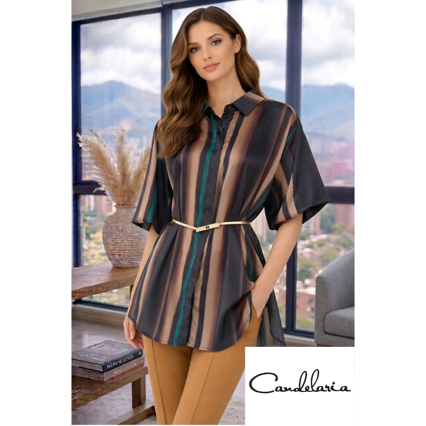 Blusa fresca y cómoda - Ref: 83215D0-160