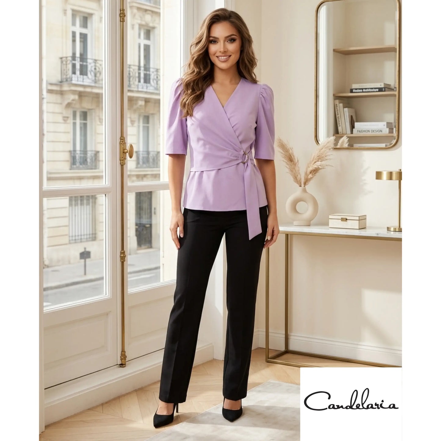 Blusa para mujer oficina moderna - Ref: 1141871-90