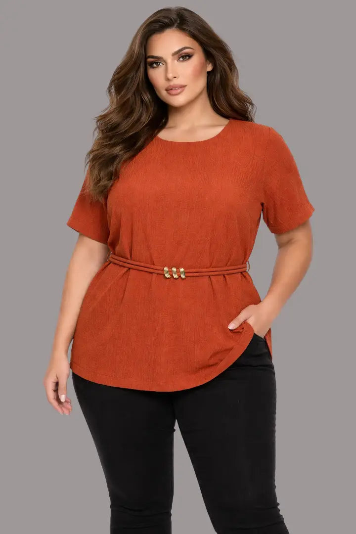 Blusa plus para oficina casual - Ref: 1142482-100