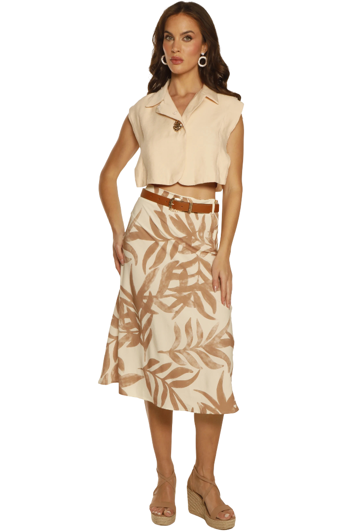 Falda casual femenina