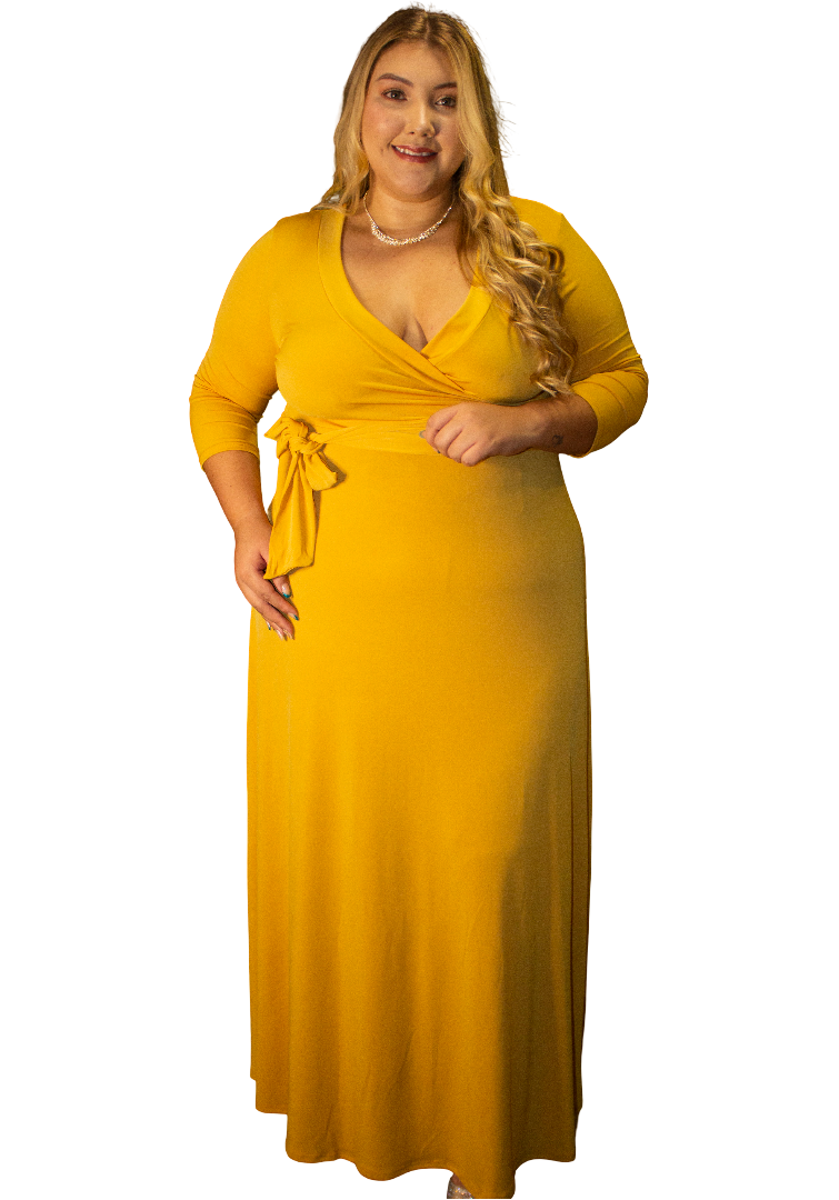 Vestido plus mujer - Paola