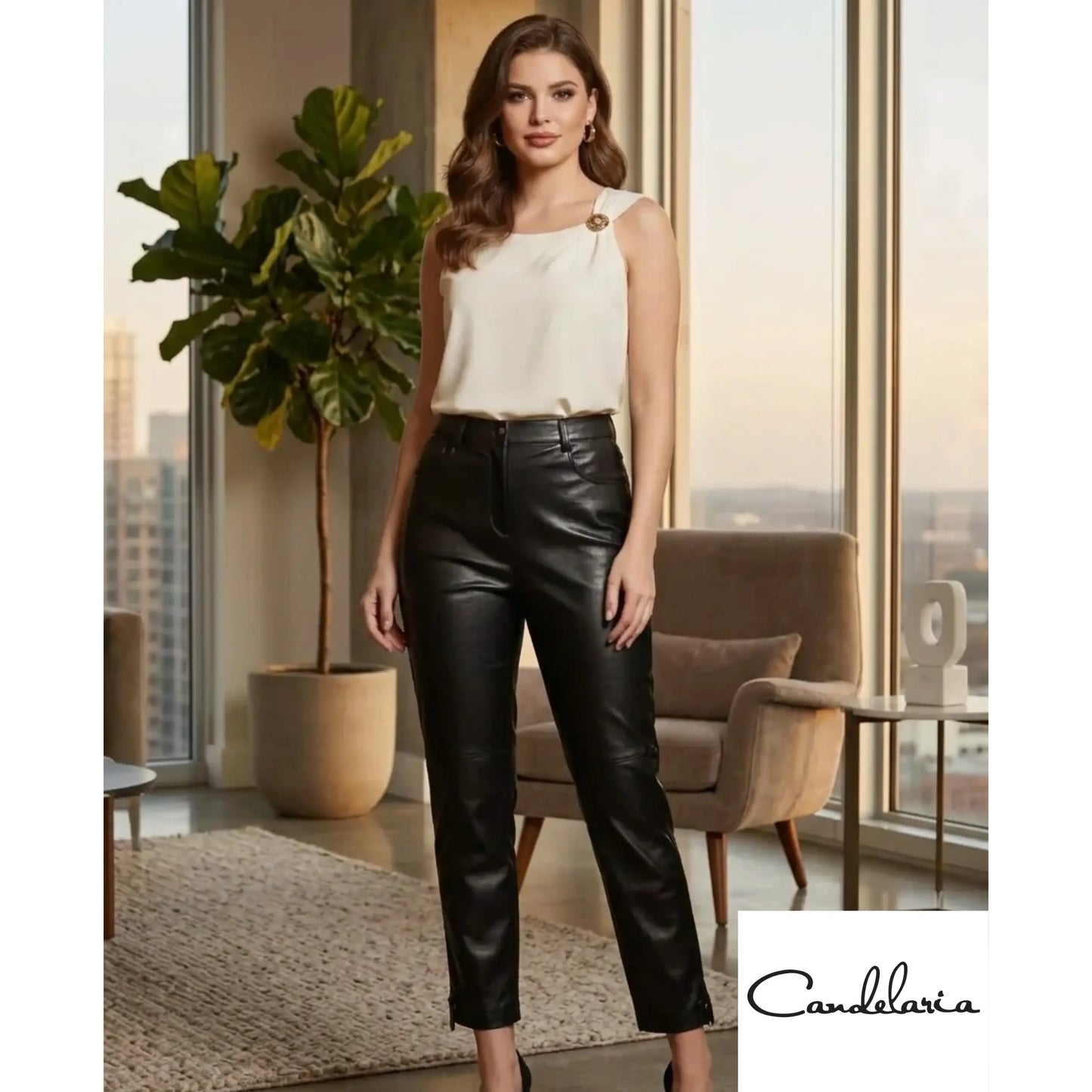 Pantalón casual moderno - Ref: E662-140
