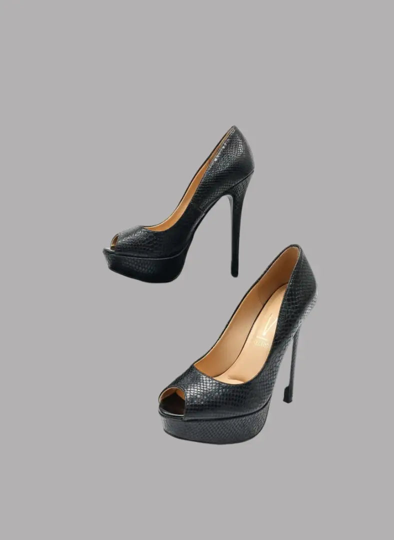 Sandalias cerradas de plataforma para fiesta