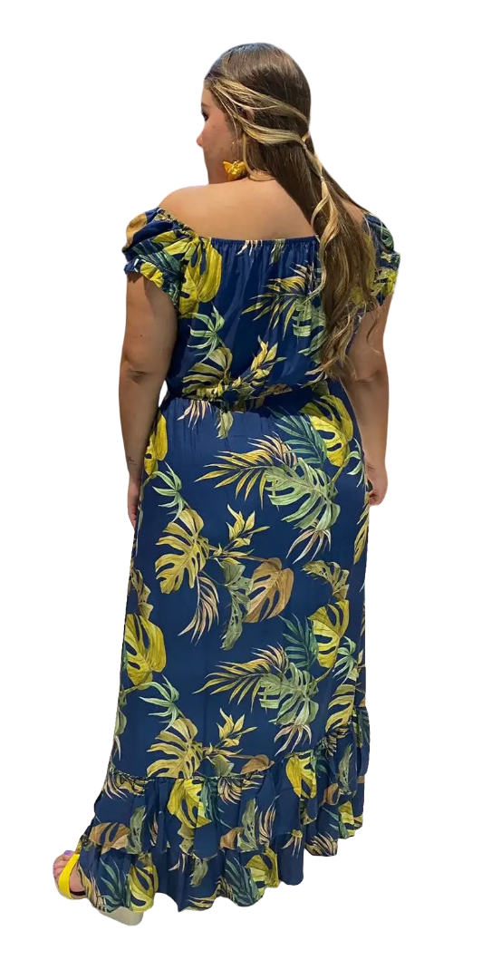 Vestido plus mujer - Amanda