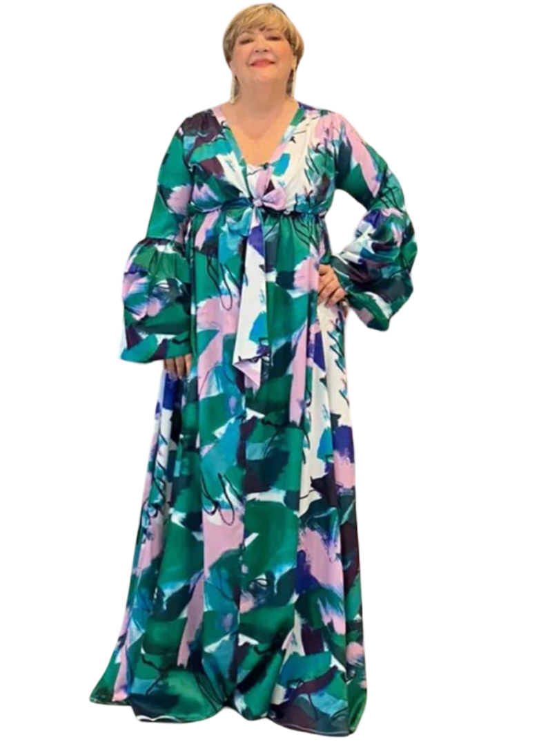 Vestido plus mujer - Carmela