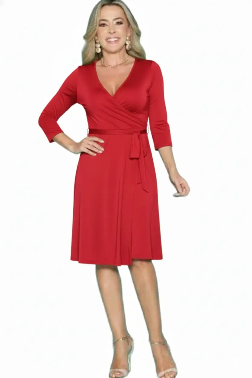 Vestido corto ejecutivo mujer