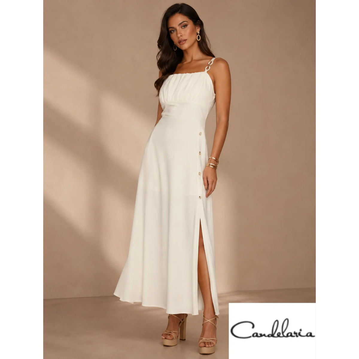 Vestido de tiras - Ref: K60281-200