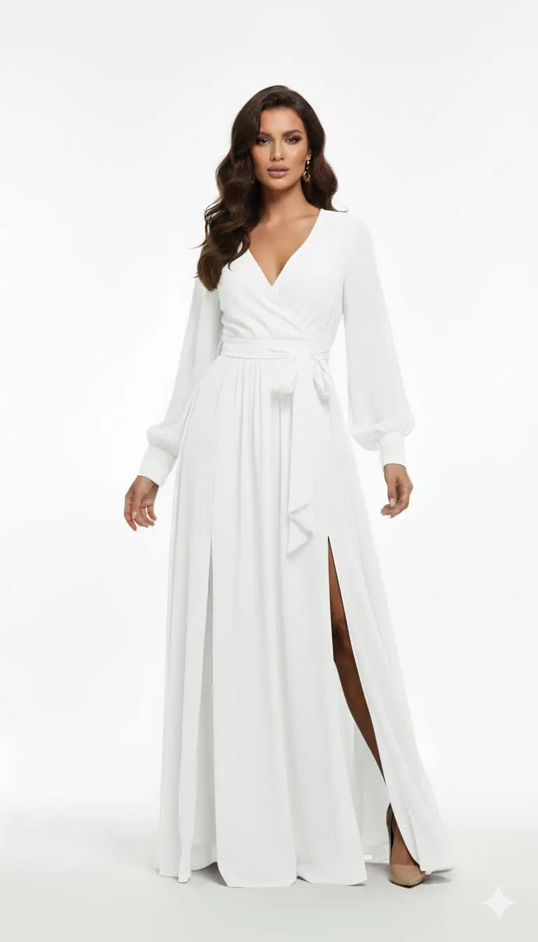 Vestido largo glam tendencia