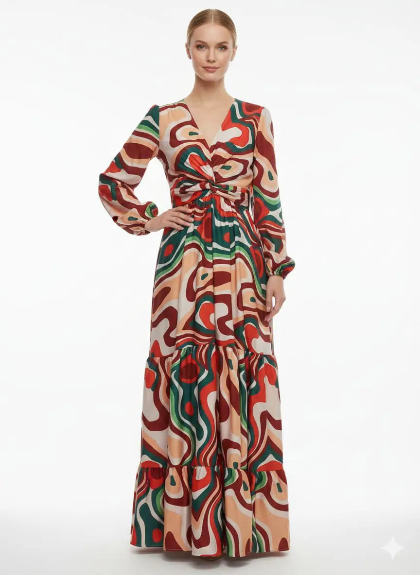 Vestido largo casual mujer - Anai