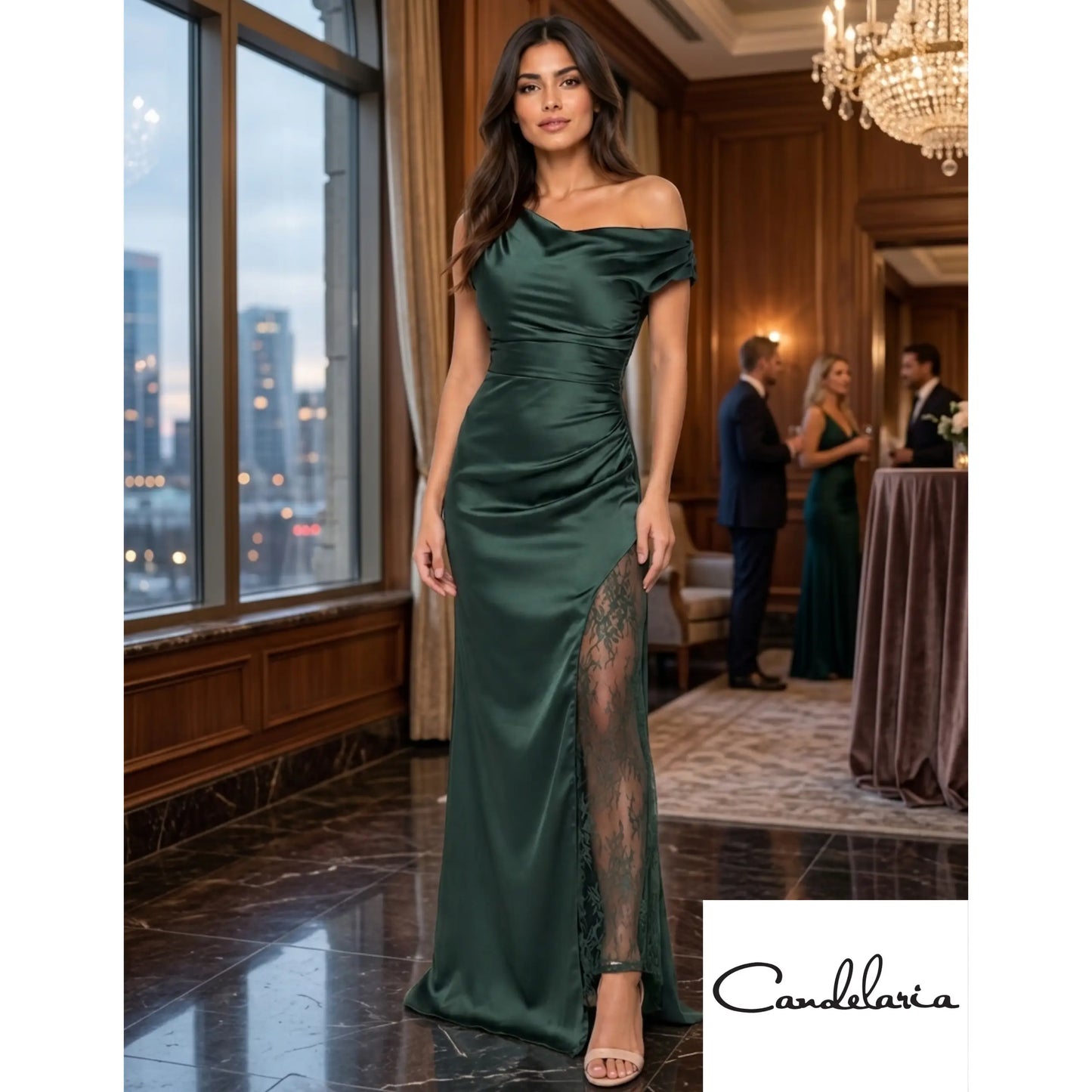 Vestido largo elegante para fiesta de noche - Ref: LM1138-290