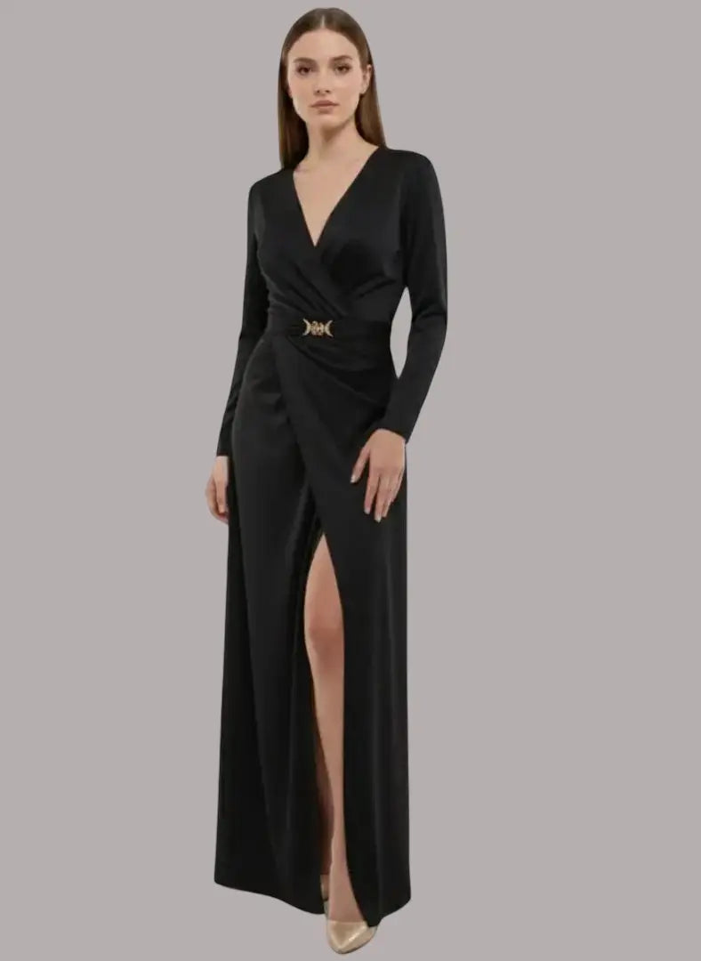 Vestido largo glam para fiesta nocturna - Ref: 13112-220
