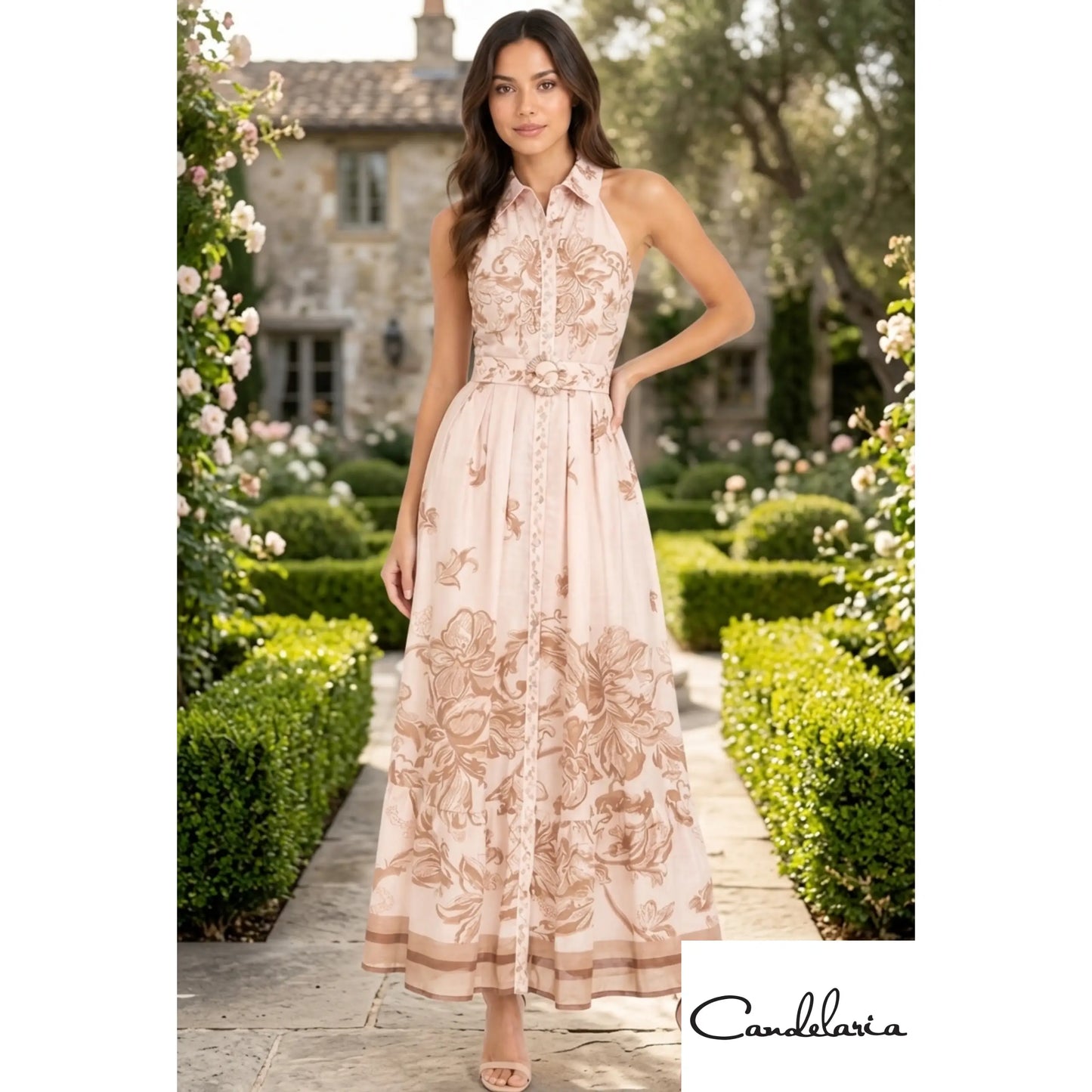 Vestido largo de moda vacaciones - Ref: DM4707-270