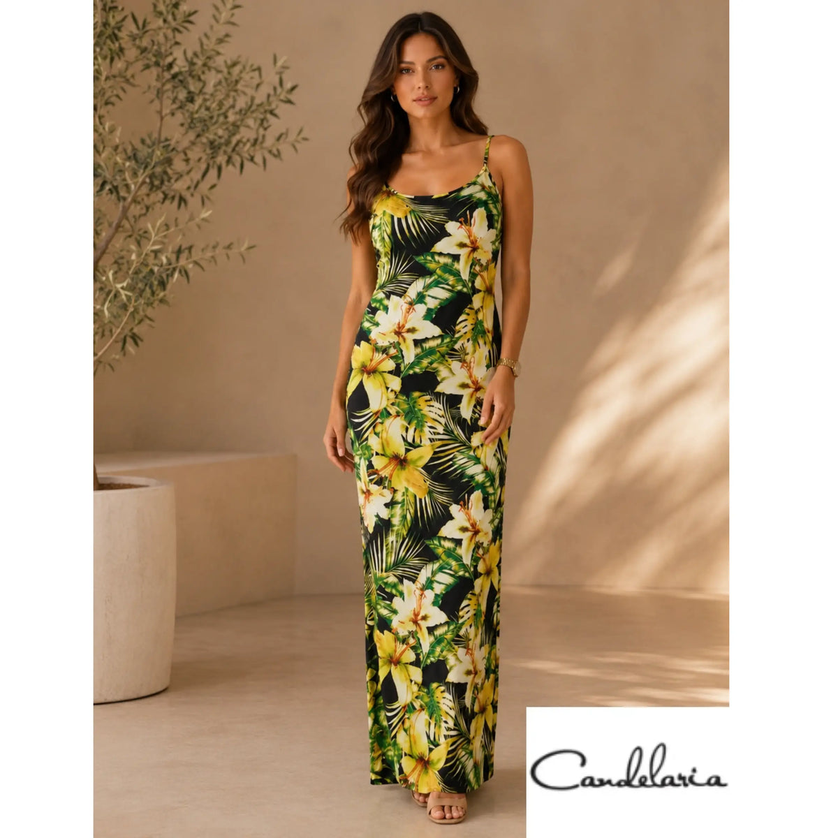 Vestido tropicales para almuerzos al aire libre - Ref: HMD14041SR887-11