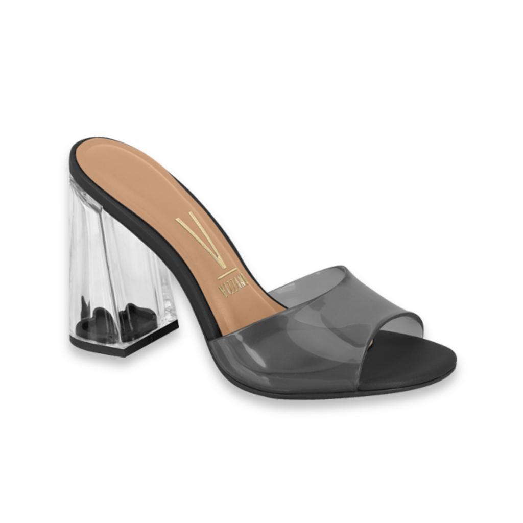 SANDALIA CRISTAL/NEGRO PELICA