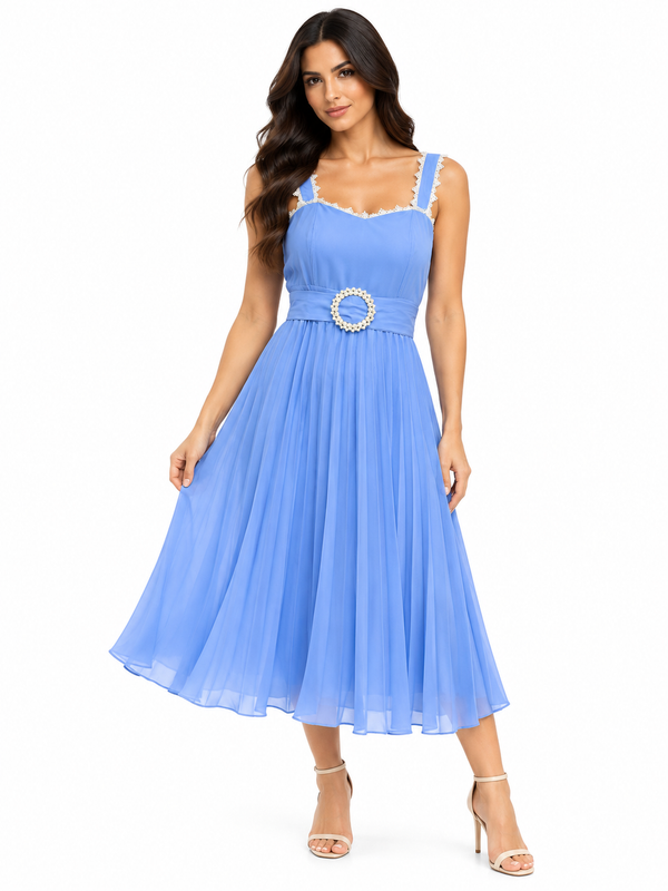 Vestido look urbano - Ref: 2001-220 | Azul | PLU 61666 61667