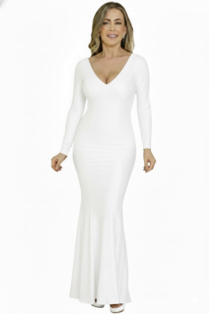 Vestido largo ejecutivo mujer para oficina