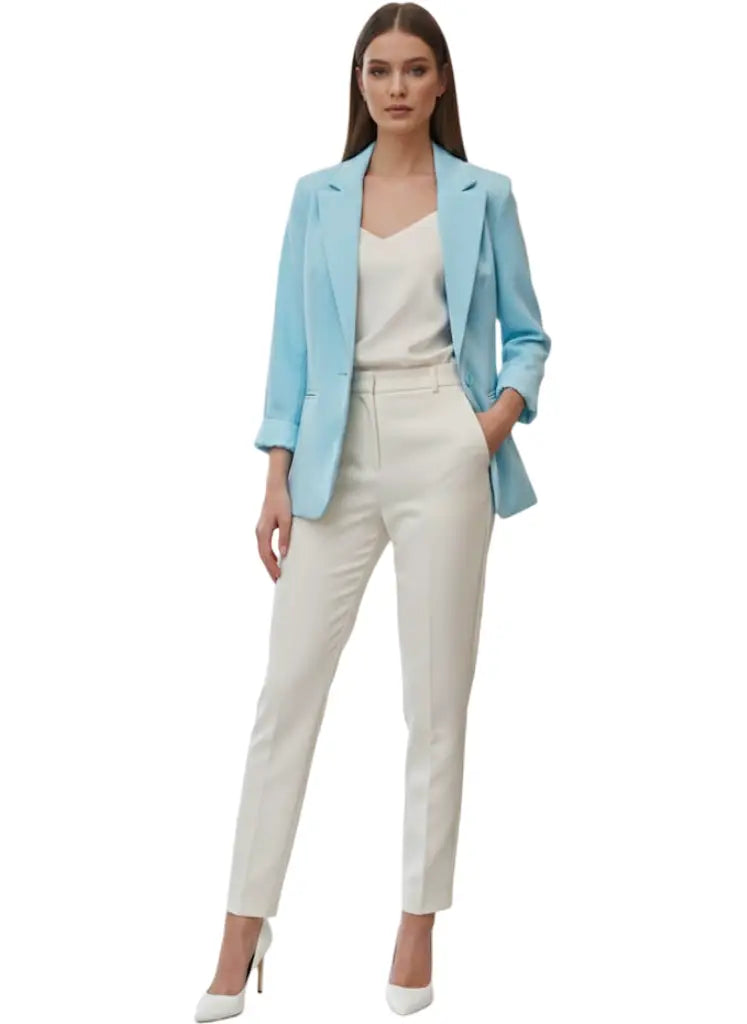 Blazer ejecutivo con manga recogida