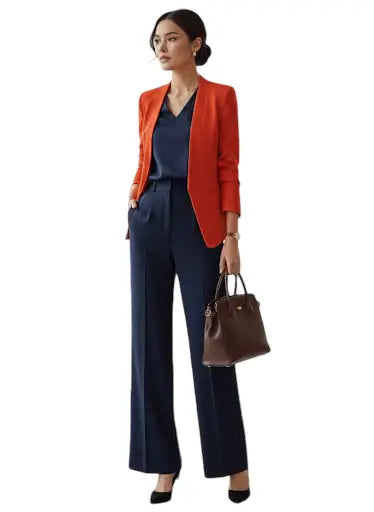 Blazer ejecutivo entallado para mujer