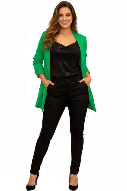 Blazer ejecutivo mujer estilo profesional