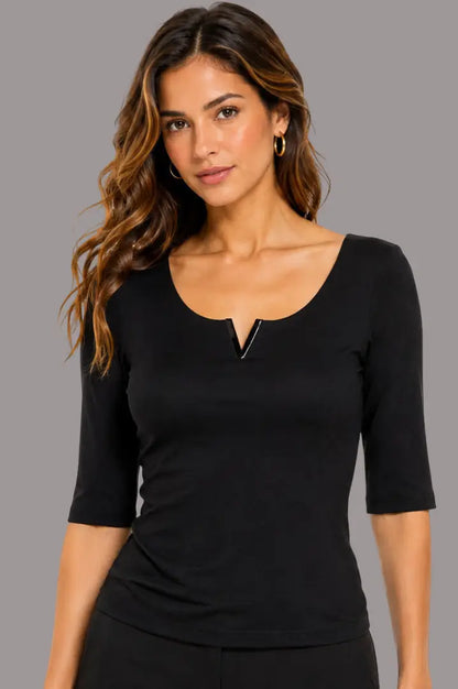 Blusa básica indispensable para mujer - Ref: K11137-90