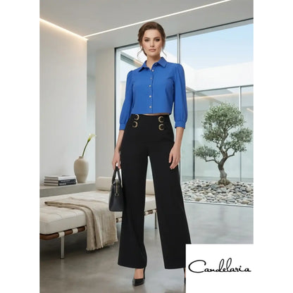 Blusa casual diseño moderno - Ref: BROKS-80