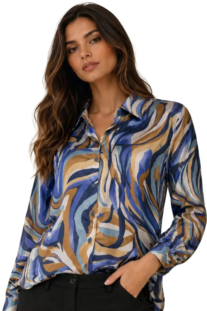Blusa casual estilo natural - Ref: 5708-28-160