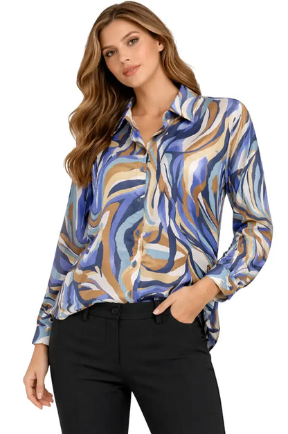 Blusa casual estilo natural - Ref: 5708-28-160