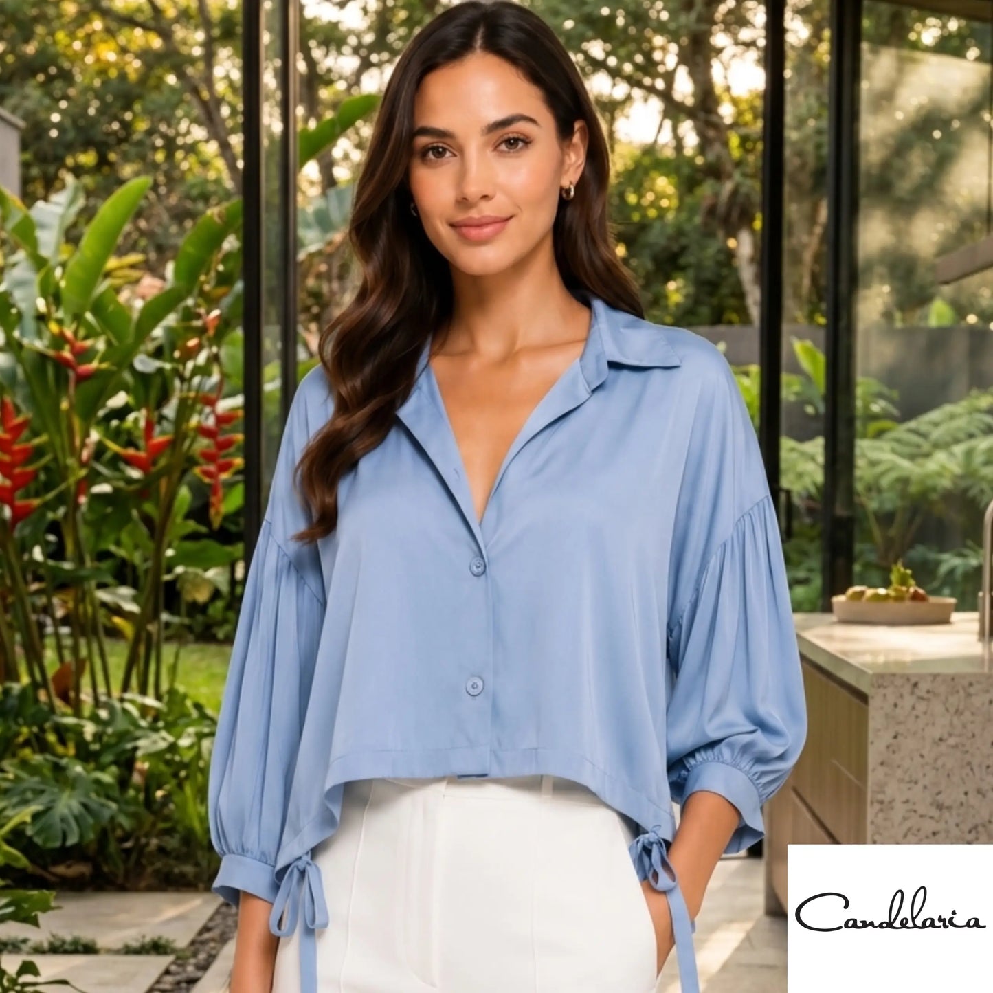 Blusa clásica para mujer - Ref: S11773-110