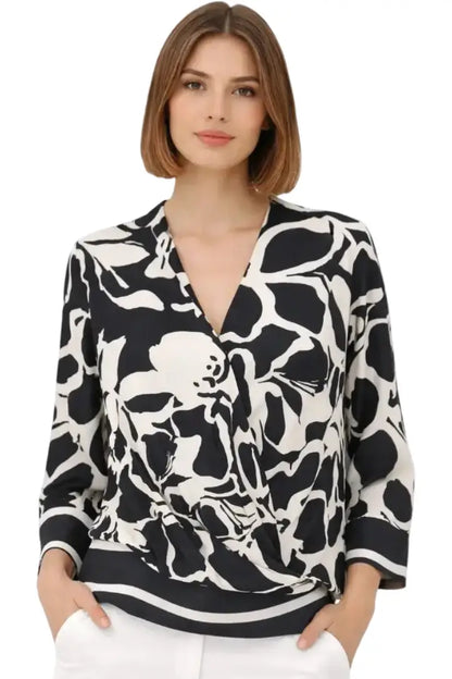 Blusa para mujer con cuello camisero - Ref: 5713-8-160