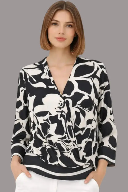 Blusa para mujer con cuello camisero - Ref: 5713-8-160