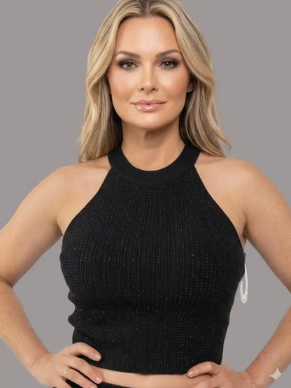 Blusa elegante cuello alto - Ref: BT6006-150