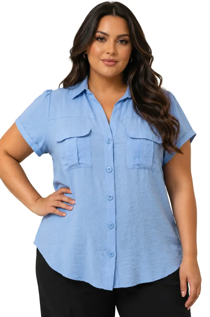 Blusa curvy fresca para planes diurnos -Ref: 20201207-120