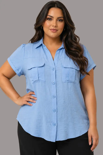 Blusa curvy fresca para planes diurnos -Ref: 20201207-120