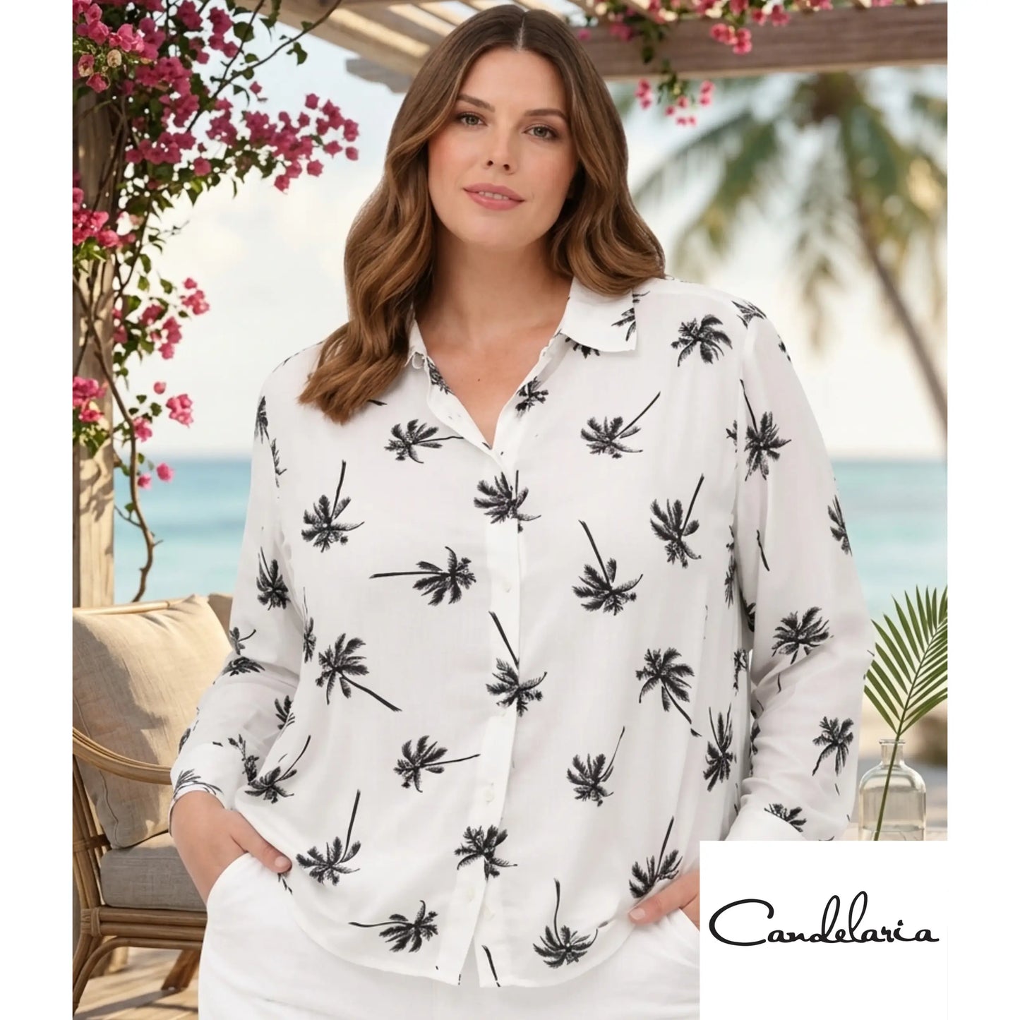 Blusa curvy mujer verano - Ref: 14263-110