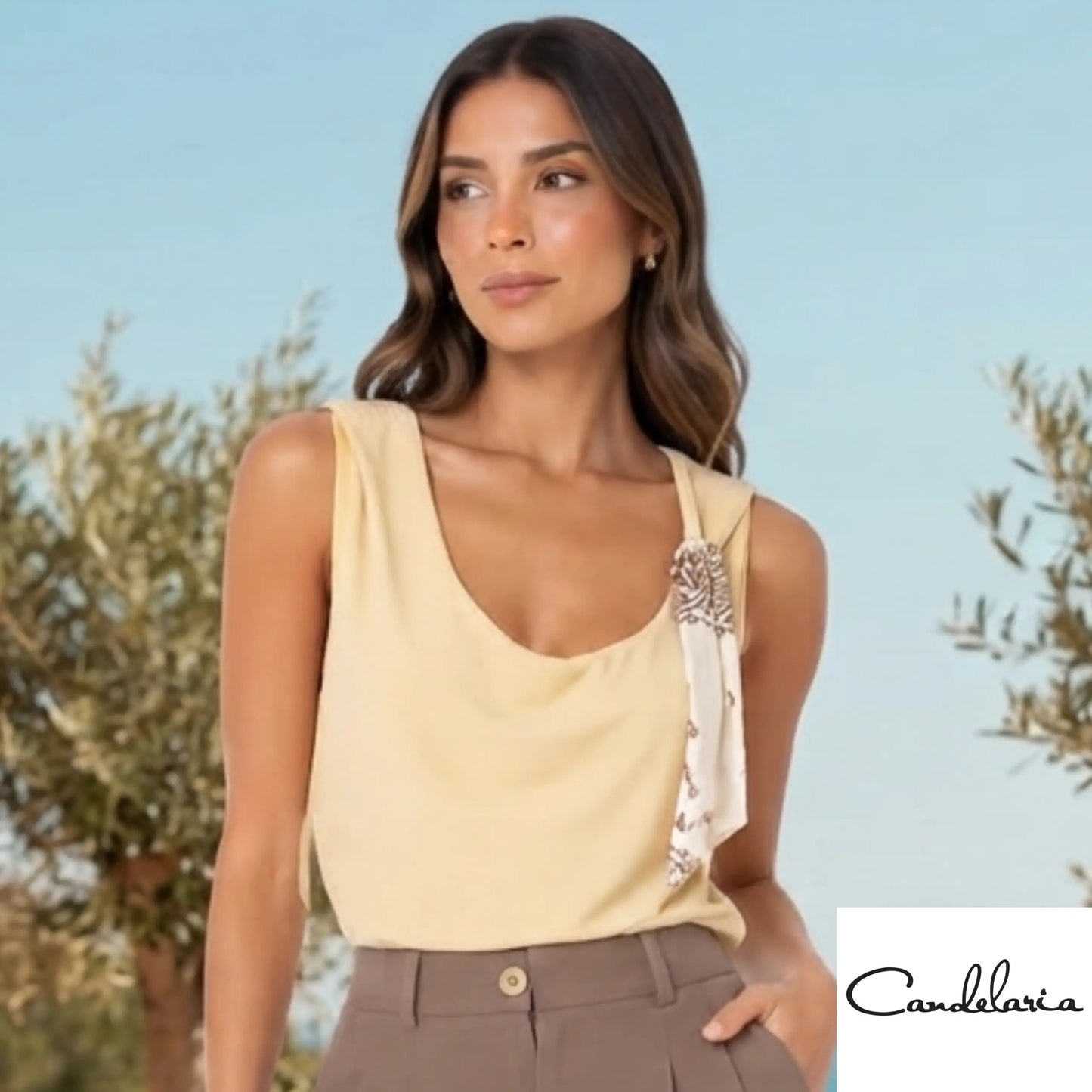 Blusa de coctel mujer top - Ref: S11914-100