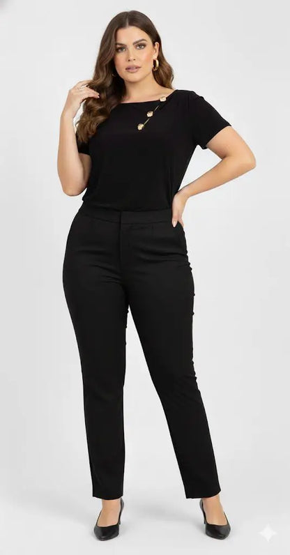 Blusa plus mujer elegante