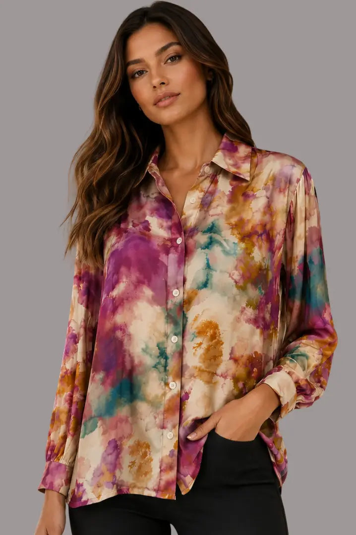 Blusa elegante estampada - Ref: 5286-170