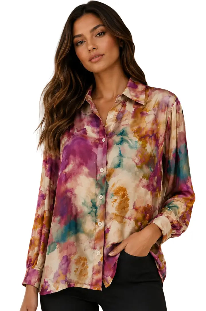 Blusa elegante estampada - Ref: 5286-170