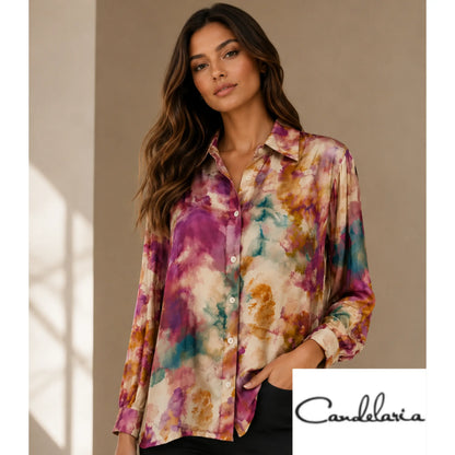 Blusa elegante estampada - Ref: 5286-170