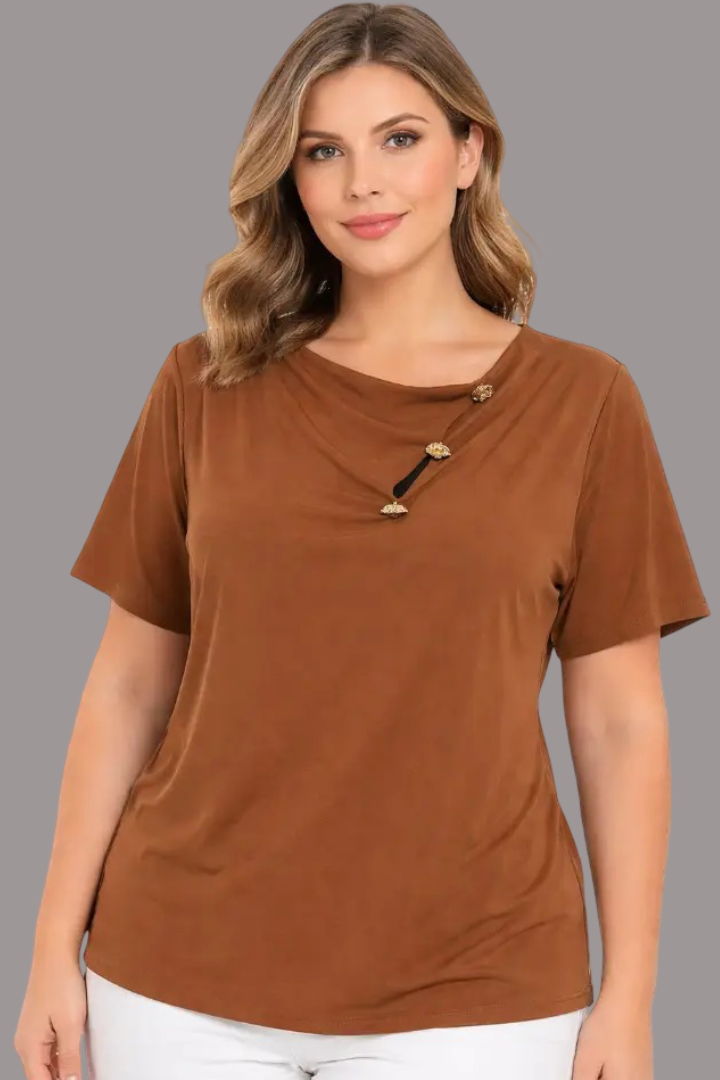 Blusa elegantes talla plus - Ref: 1142649-110