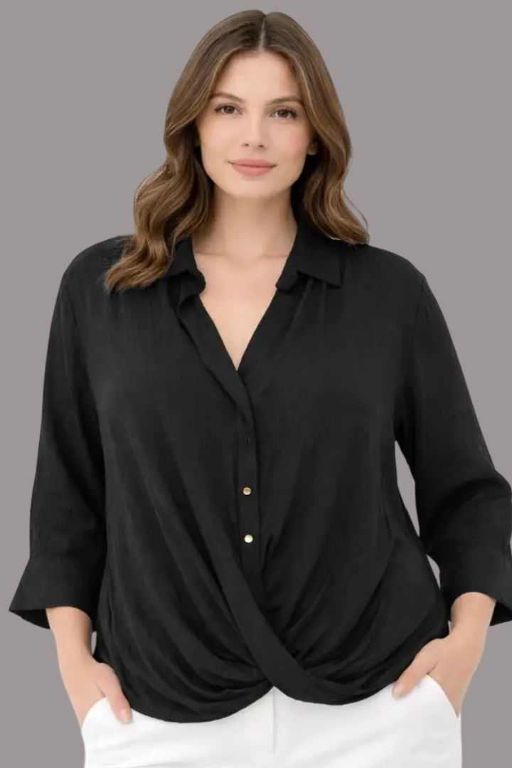 Blusa para cenas especiales talla grande - Ref: 1141818-90