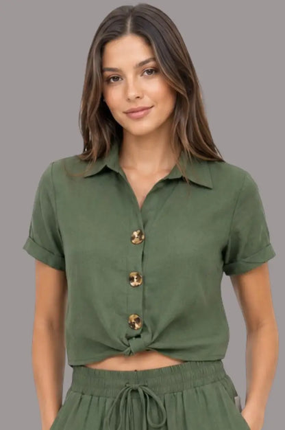 Blusa plus para clima cálido - Ref: 1142688-100