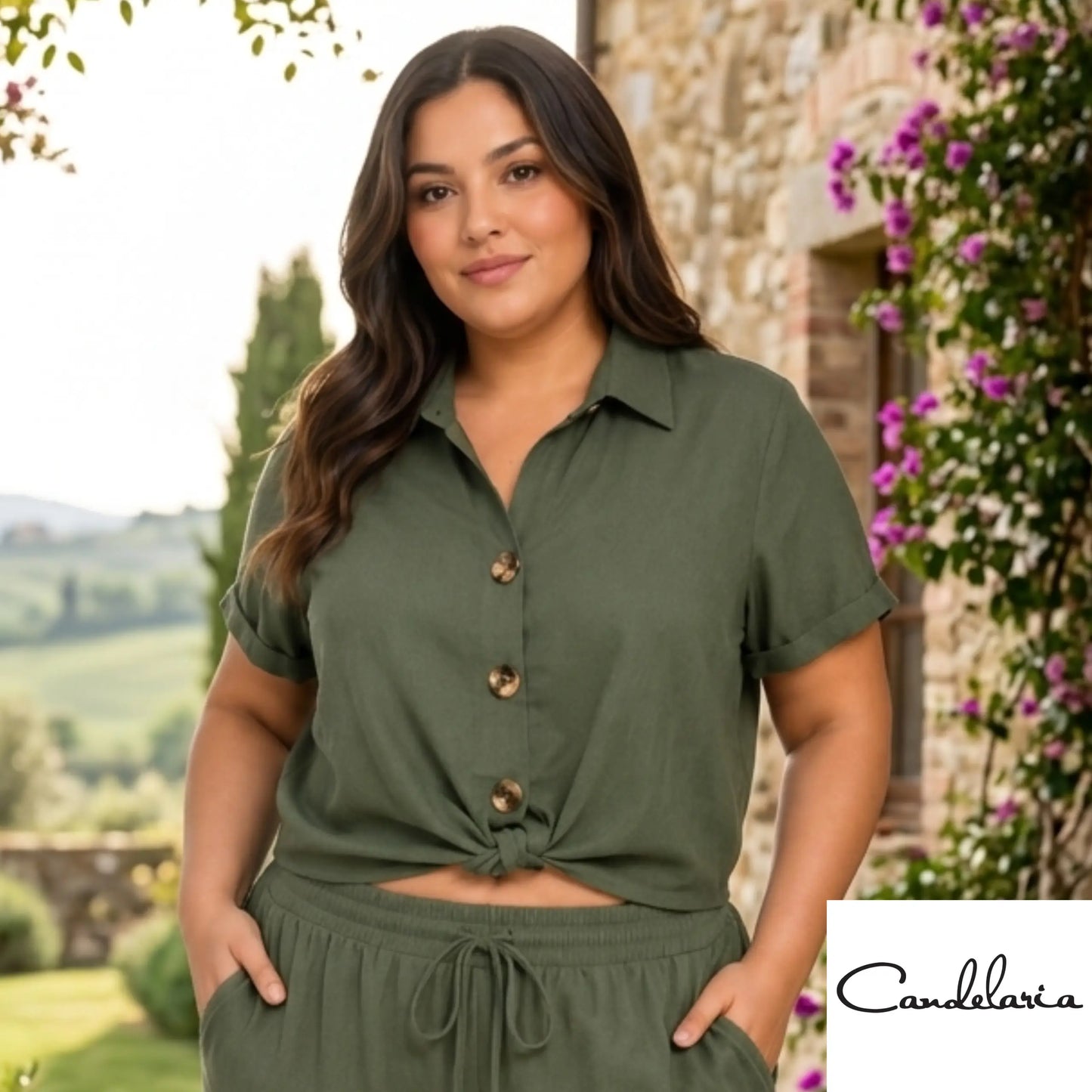 Blusa para clima cálido curvy - Ref: 1142688-100