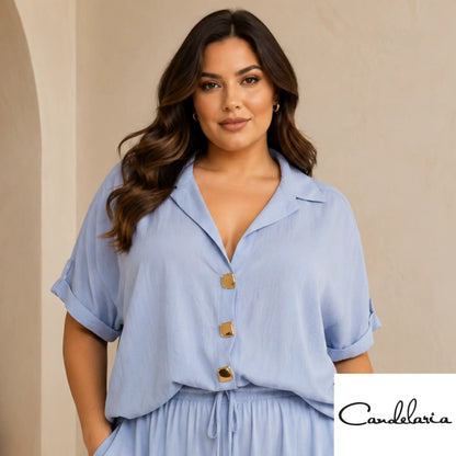 Blusa para clima cálido curvy - Ref: 1142688-100