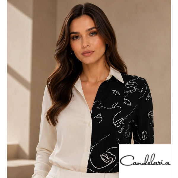 Camisa de mangas largas ideal para looks urbanos - Ref: 37440T-135